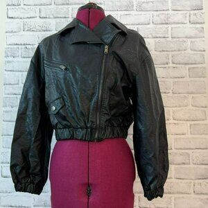 Fashion Nova Faux Leather Women's Moto Jacket size M
